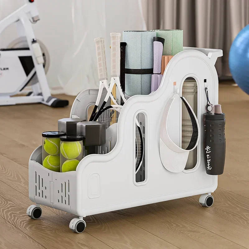Household Goods Movable Ball Storage Rack Household Fitness Equipment Multifunctional Rack Indoor Yoga Mat Storage Basket
Household Goods Movable Ball Storage Rack Household Fitness Equipment Multifunctional Rack Indoor Yoga Mat Storage Basket