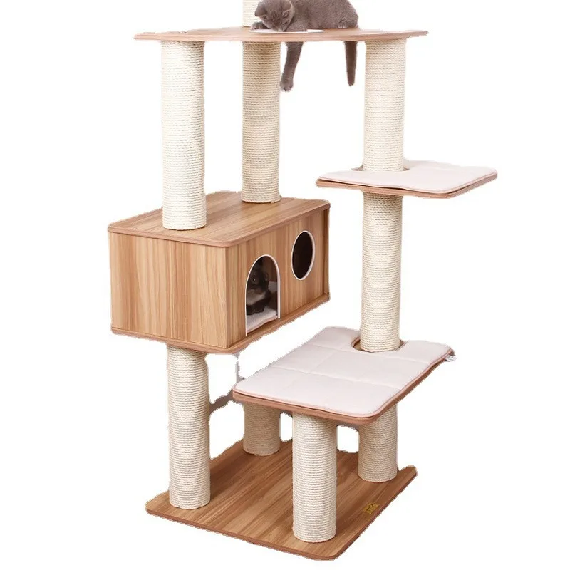Cat Veneer Wood Grain Series + Climbing Frame Scratch Column Nest Pet Toy Tunnel Sisal Column Toy
Cat Veneer Wood Grain Series + Climbing Frame Scratch Column Nest Pet Toy Tunnel Sisal Column Toy