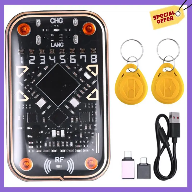 -A96Z Chameleon Ultra V2.0 RFID Smart Chip Reader RFID Smart Chip Reader 125K 13.56M Card Decode NFC Duplicator
-A96Z Chameleon Ultra V2.0 RFID Smart Chip Reader RFID Smart Chip Reader 125K 13.56M Card Decode NFC Duplicator