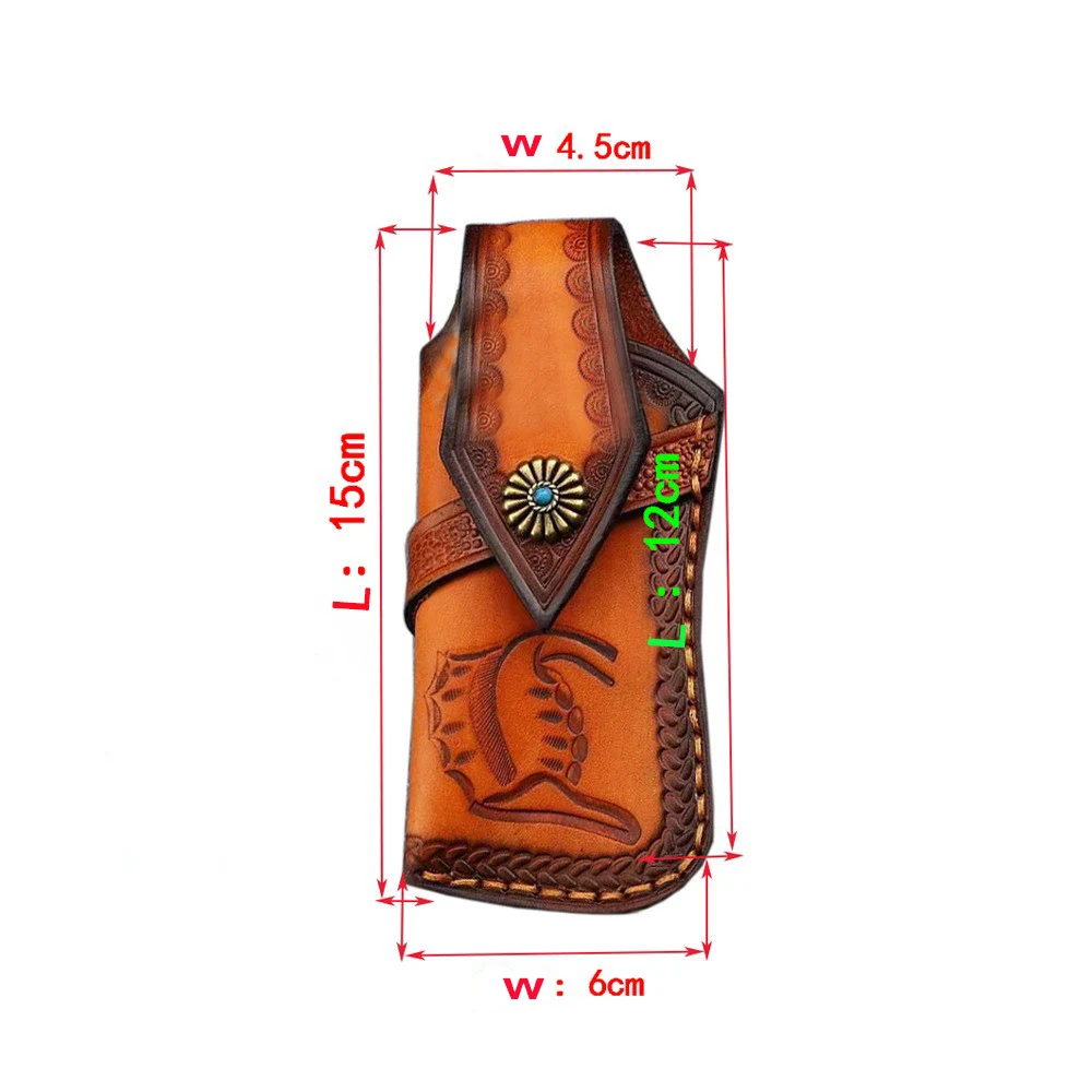 Head layer cowhide folding knife sleeve pocket hunting outdoor carrying tool kit
Head layer cowhide folding knife sleeve pocket hunting outdoor carrying tool kit