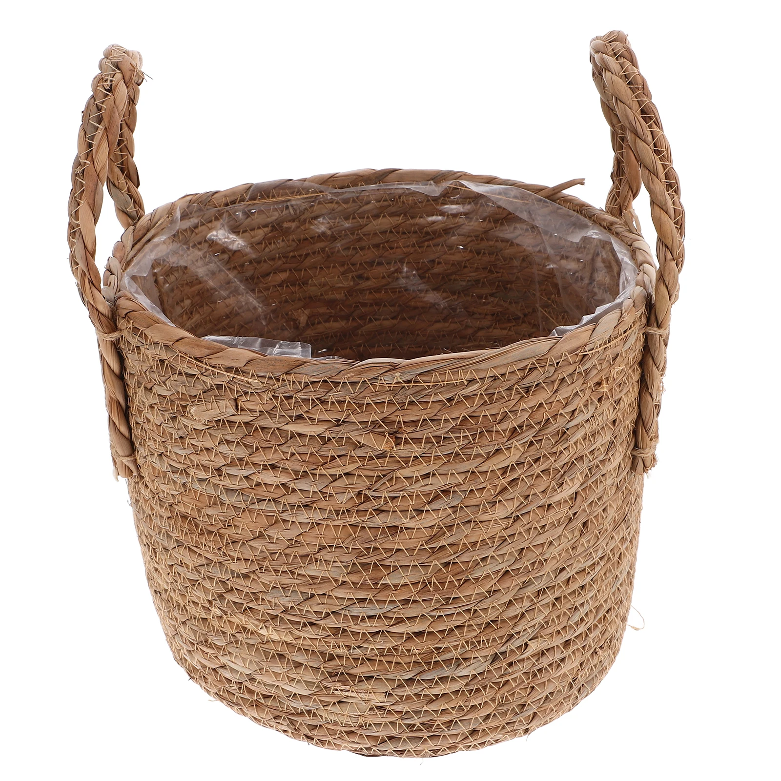 1Pcs 25Cm Tall Seagrass Planter Basket Vintage Flowerpot with Leakproof Tray for Countertop Table Shelf Decor Storage Organizer
1Pcs 25Cm Tall Seagrass Planter Basket Vintage Flowerpot with Leakproof Tray for Countertop Table Shelf Decor Storage Organizer