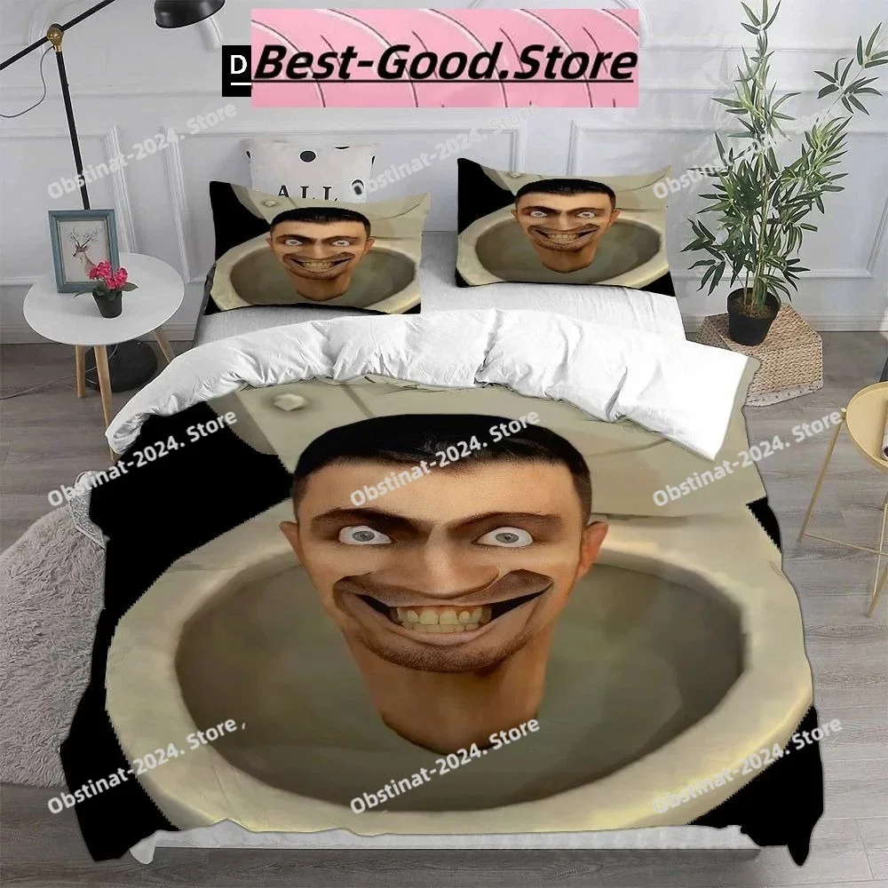 3D Print Fashion Game Skibidi Toilet Arale Printed Bed Set Duvet Cover Pillowcase Bedding Set Bed Linen Sheet Quilt Cover Full
3D Print Fashion Game Skibidi Toilet Arale Printed Bed Set Duvet Cover Pillowcase Bedding Set Bed Linen Sheet Quilt Cover Full