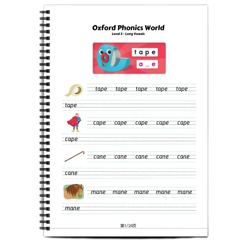 4pcs Draw red book English copybook 3rd and 4th grade English beginner primary school every day practice hard pen calligraphy
4pcs Draw red book English copybook 3rd and 4th grade English beginner primary school every day practice hard pen calligraphy