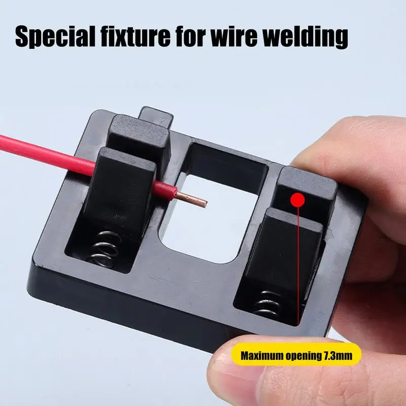 Soldering Wire Holder Portable Electric Wire Welding Fixture Multi-functional Precise Spring Cable Soldering Clamp
Soldering Wire Holder Portable Electric Wire Welding Fixture Multi-functional Precise Spring Cable Soldering Clamp