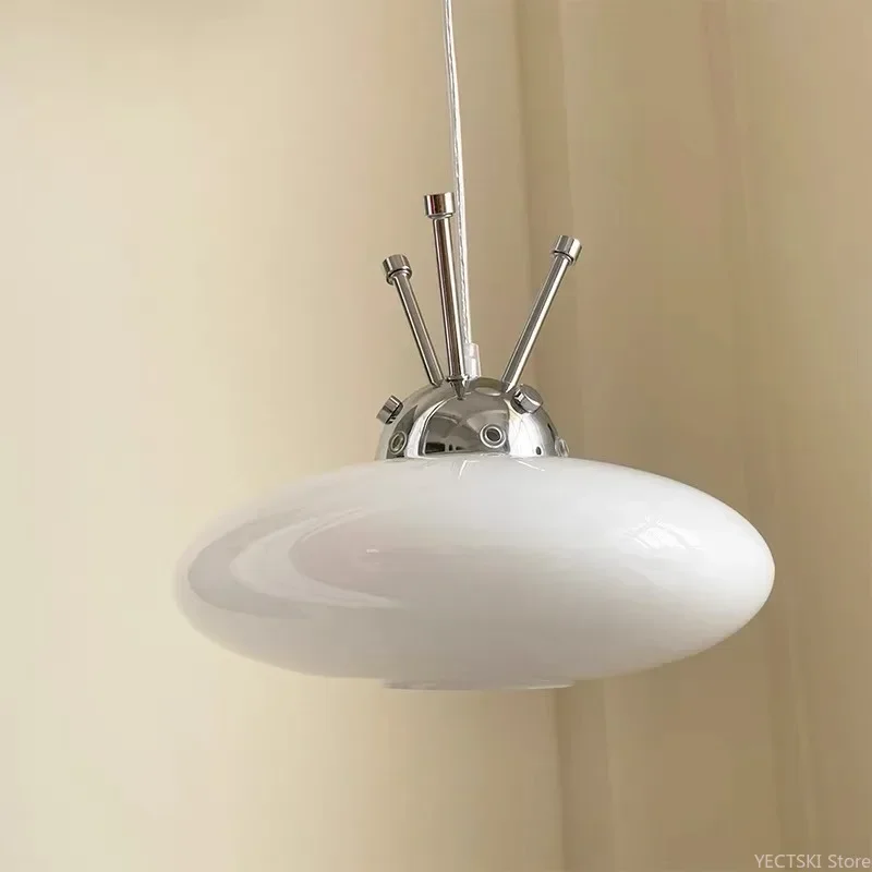 GHEUVNJ Original chandelier, space metal style, cute children's room UFO chandelier, medieval creative atmosphere lighting fixt
GHEUVNJ Original chandelier, space metal style, cute children's room UFO chandelier, medieval creative atmosphere lighting fixt