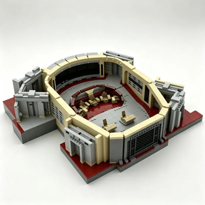 MOC Creative Scene Council Hall Small Particle Assembly Building Block Collector's Edition Toy Ornament Model 3081pcs
MOC Creative Scene Council Hall Small Particle Assembly Building Block Collector's Edition Toy Ornament Model 3081pcs
