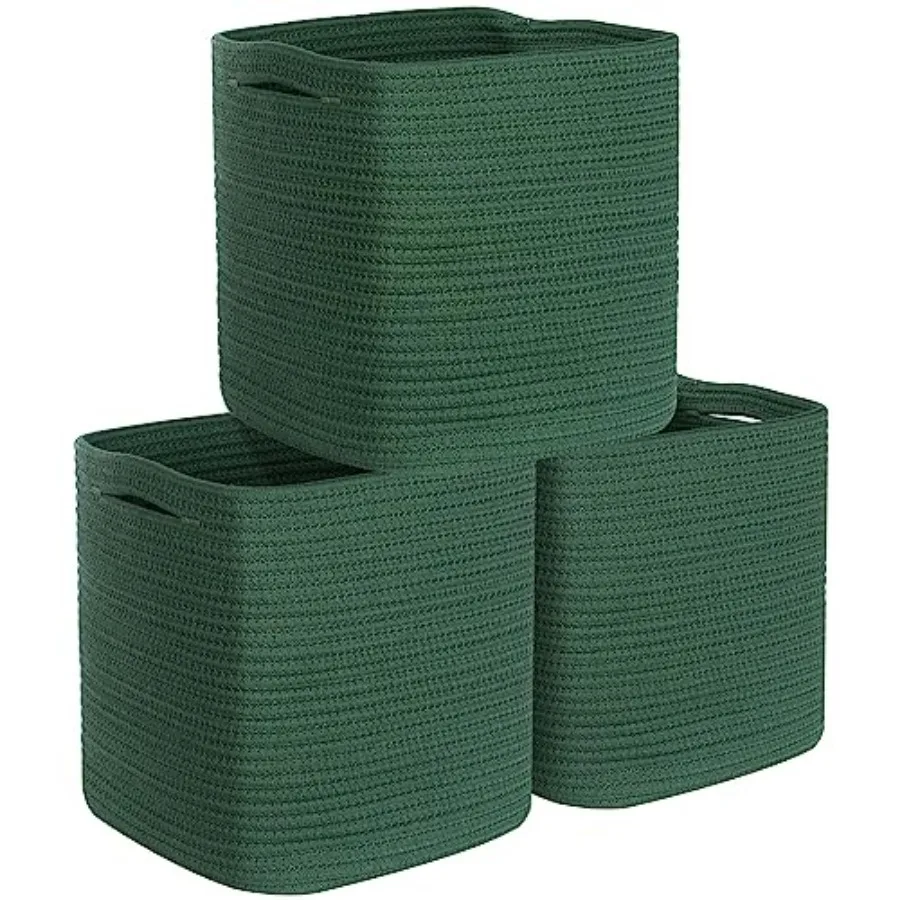 3-Pack 11x11 Inch Cube Storage Bin Woven Storage Cube Organizer Closet Organizer Cute Square Storage Bins Decorative Classroom
3-Pack 11x11 Inch Cube Storage Bin Woven Storage Cube Organizer Closet Organizer Cute Square Storage Bins Decorative Classroom