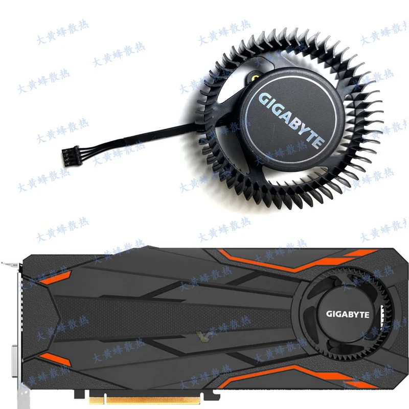 New Cooling Fan for Gigabyte GTX1080 GTX1080ti N970 Public Version Video Card
New Cooling Fan for Gigabyte GTX1080 GTX1080ti N970 Public Version Video Card