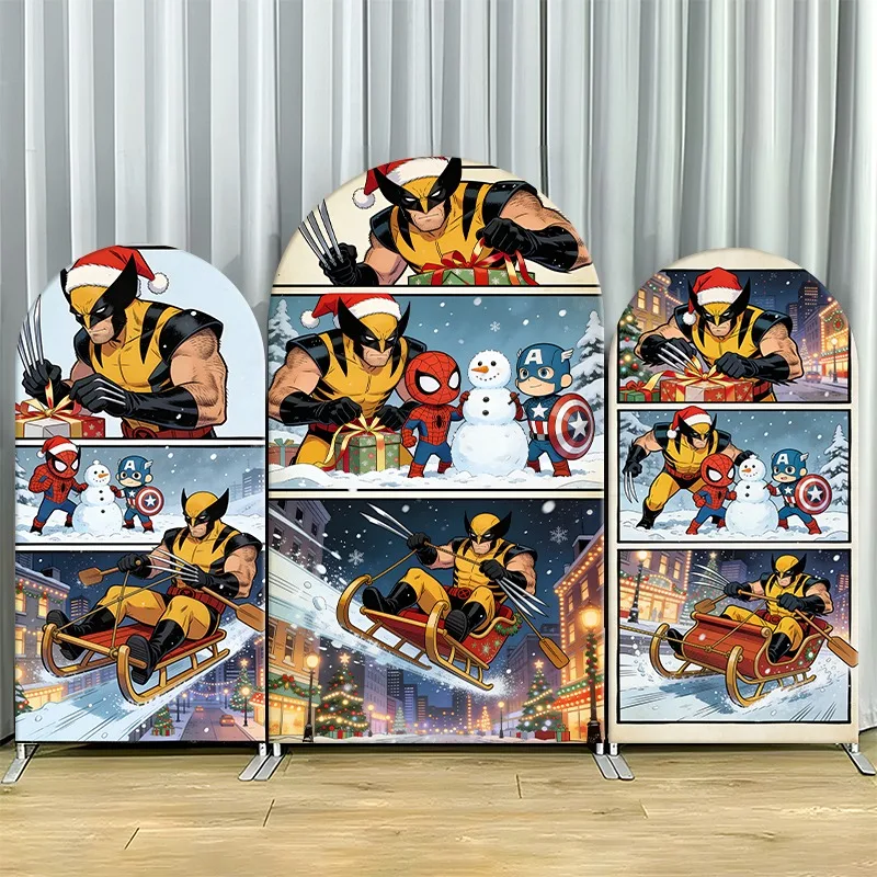 Arch Backdrop Cover Single Side Wolverine Avengers Holiday Sleigh Festive Party Decoration Photo Booth Background Props Event
Arch Backdrop Cover Single Side Wolverine Avengers Holiday Sleigh Festive Party Decoration Photo Booth Background Props Event
