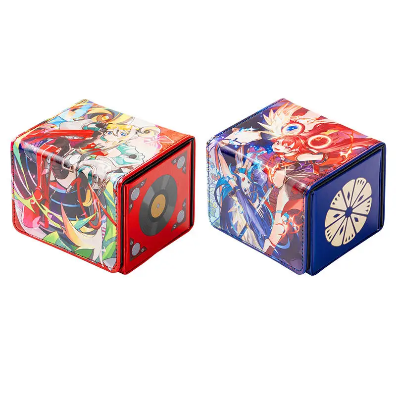 Ю-Ги-О! Killer Tune Disc Jockey Loco DIY большая вместительная кожаная коробка для карт, утолщенная коробка для хранения карт аниме-игр
Ю-Ги-О! Killer Tune Disc Jockey Loco DIY большая вместительная кожаная коробка для карт, утолщенная коробка для хранения карт аниме-игр