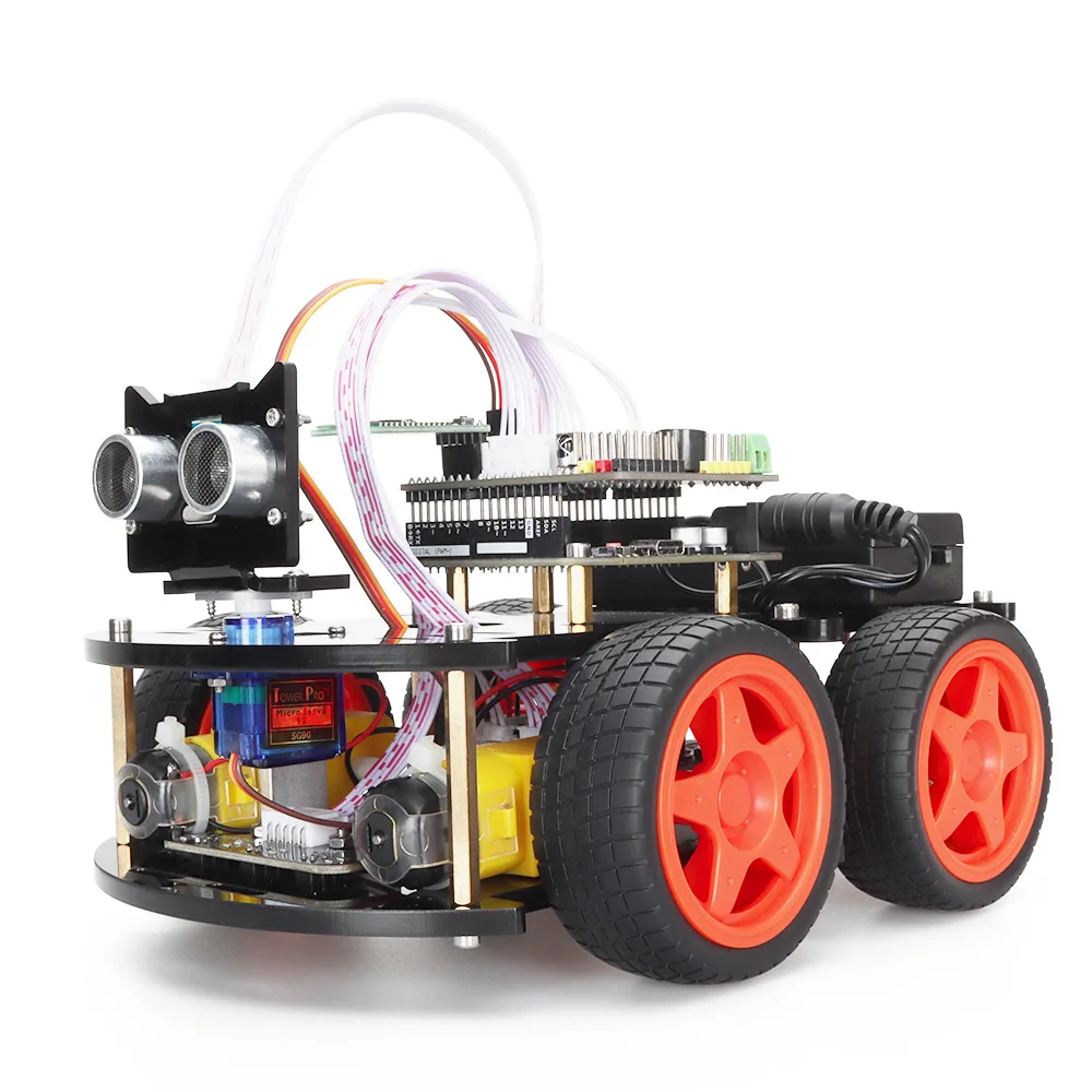Умный автомобильный робот-комплект Bot Bluetooth Remote Robot Starter, совместимый с комплектом Arduino
Умный автомобильный робот-комплект Bot Bluetooth Remote Robot Starter, совместимый с комплектом Arduino