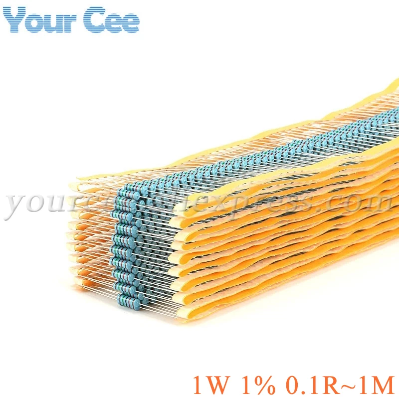 1000PCS 1W Metal Film Resistor Resistance 1% 51R 51K 510R 47R 470K 4.7R 3R 360R 33R 33K 330R 330K 27R 270R 240K 200R 200K 1R 1M
1000PCS 1W Metal Film Resistor Resistance 1% 51R 51K 510R 47R 470K 4.7R 3R 360R 33R 33K 330R 330K 27R 270R 240K 200R 200K 1R 1M
