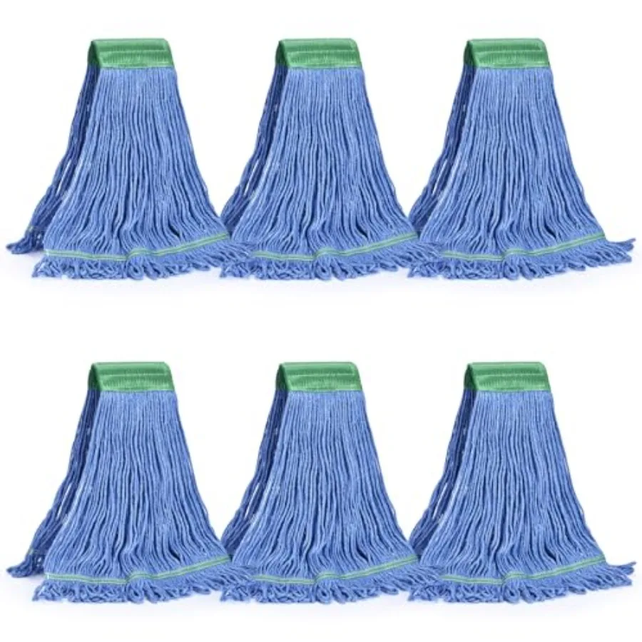 Matthew Cleaning Commercial Mop Head Replacement, 5 Inch Wide Headband, Looped End Cotton Blend String Wet Mops for Floor Clean
Matthew Cleaning Commercial Mop Head Replacement, 5 Inch Wide Headband, Looped End Cotton Blend String Wet Mops for Floor Clean