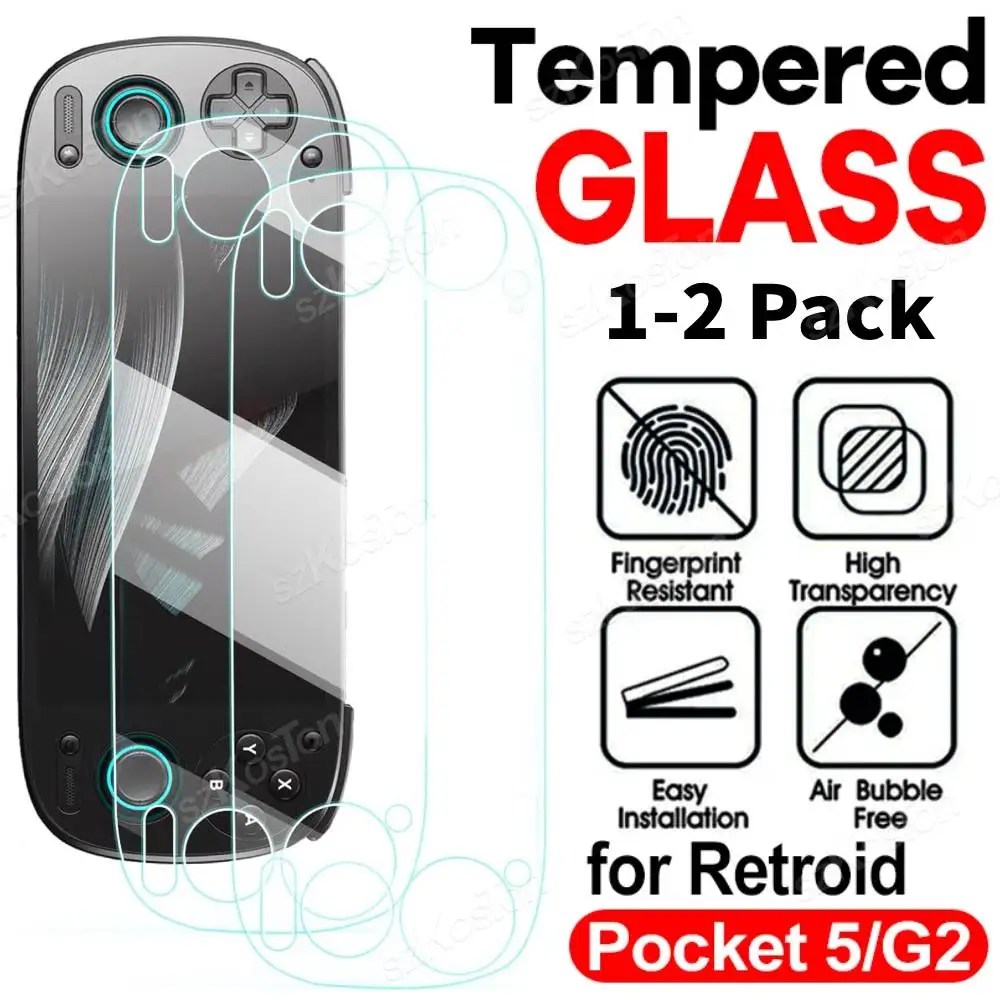 1-2PCS Screen Protector For Retroid Pocket 5 & Pocket G2 Game Console nti-Scratch HD Tempered Glass for Pocket 5 Accessories
1-2PCS Screen Protector For Retroid Pocket 5 & Pocket G2 Game Console nti-Scratch HD Tempered Glass for Pocket 5 Accessories