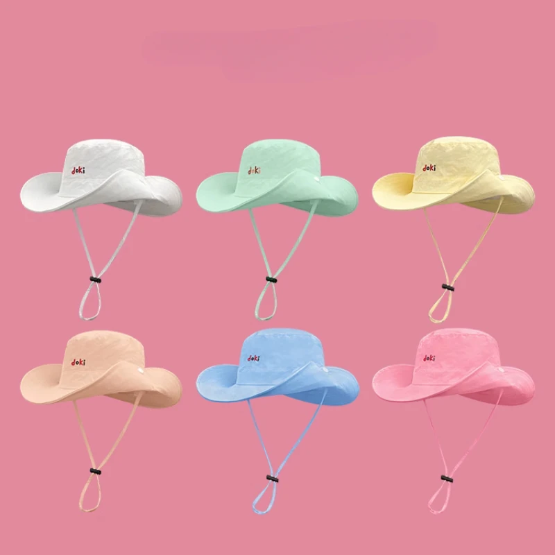 Korean Version of Color Letter Embroidery Quick-drying Bucket's Hat Men's and Women's Summer Outdoor Sunshade Casual Sun Cap
Korean Version of Color Letter Embroidery Quick-drying Bucket's Hat Men's and Women's Summer Outdoor Sunshade Casual Sun Cap