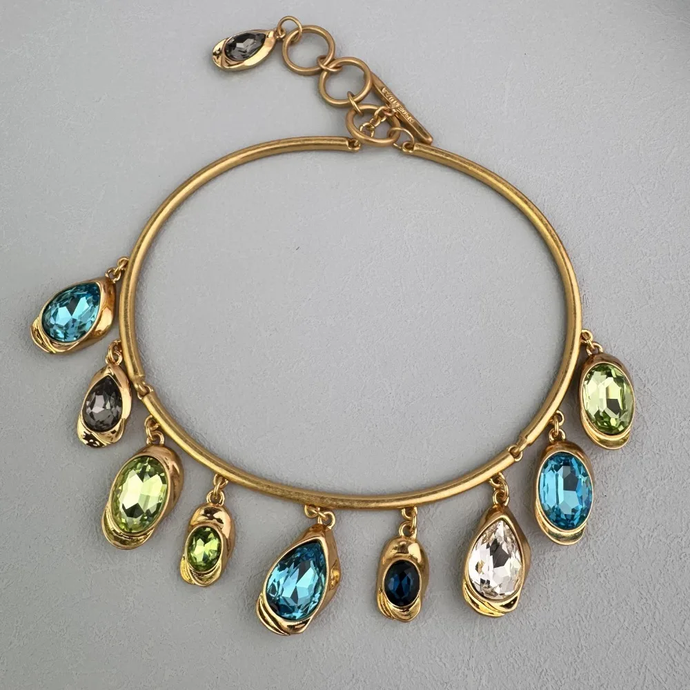 Trendy Sparkling Necklace Fashion Design High-end Colorful Waterdrop Glass Stone Tassels Choker Neck Accessories Dangle Earrings
Trendy Sparkling Necklace Fashion Design High-end Colorful Waterdrop Glass Stone Tassels Choker Neck Accessories Dangle Earrings