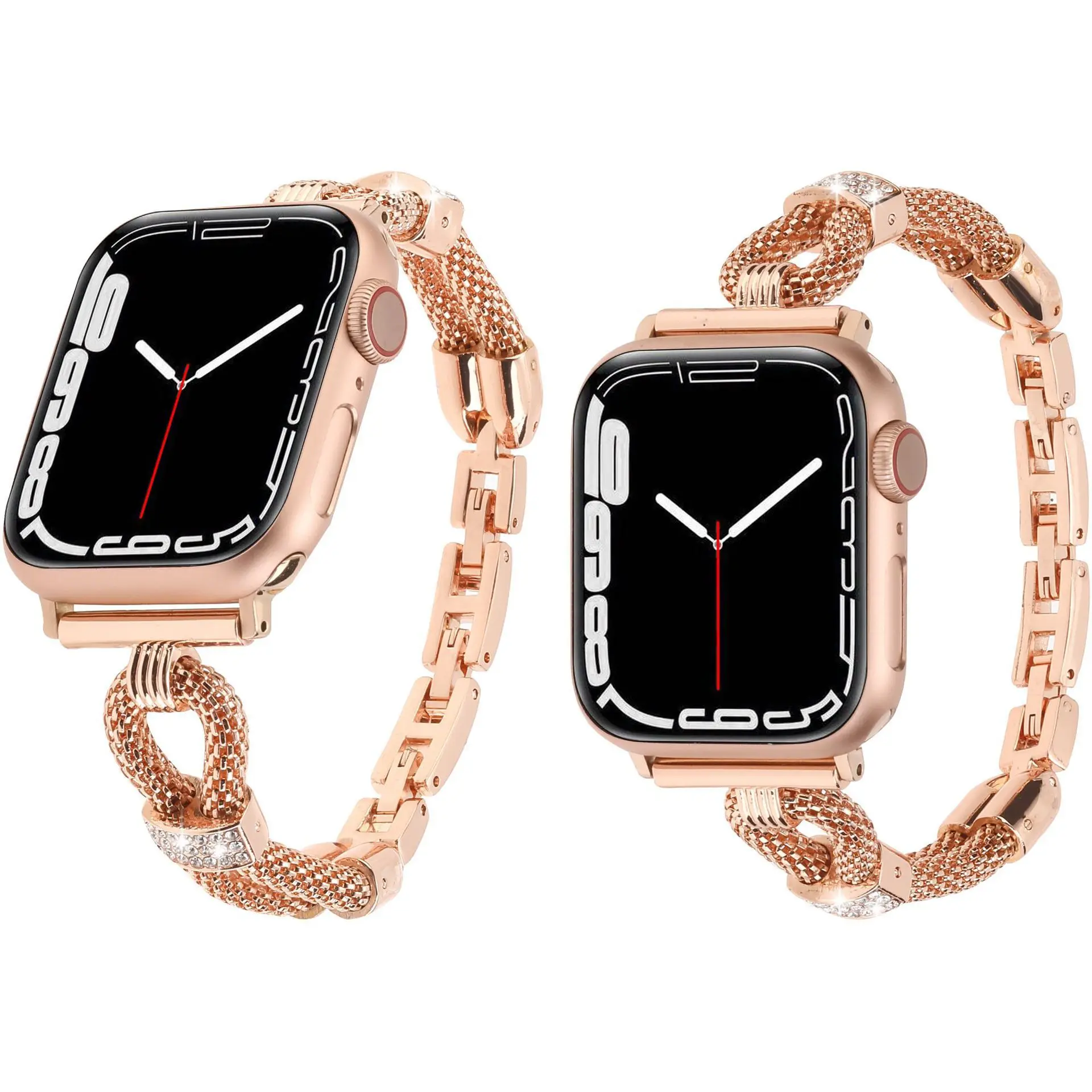 Женский тонкий металлический ремешок с вспышкой и бриллиантами для Apple Watch Series 9 45 мм 41 мм 8 7 SE 6 5 4 38 40 42 мм 44 мм Ultra ремешок для браслета iWatch
Женский тонкий металлический ремешок с вспышкой и бриллиантами для Apple Watch Series 9 45 мм 41 мм 8 7 SE 6 5 4 38 40 42 мм 44 мм Ultra ремешок для браслета iWatch