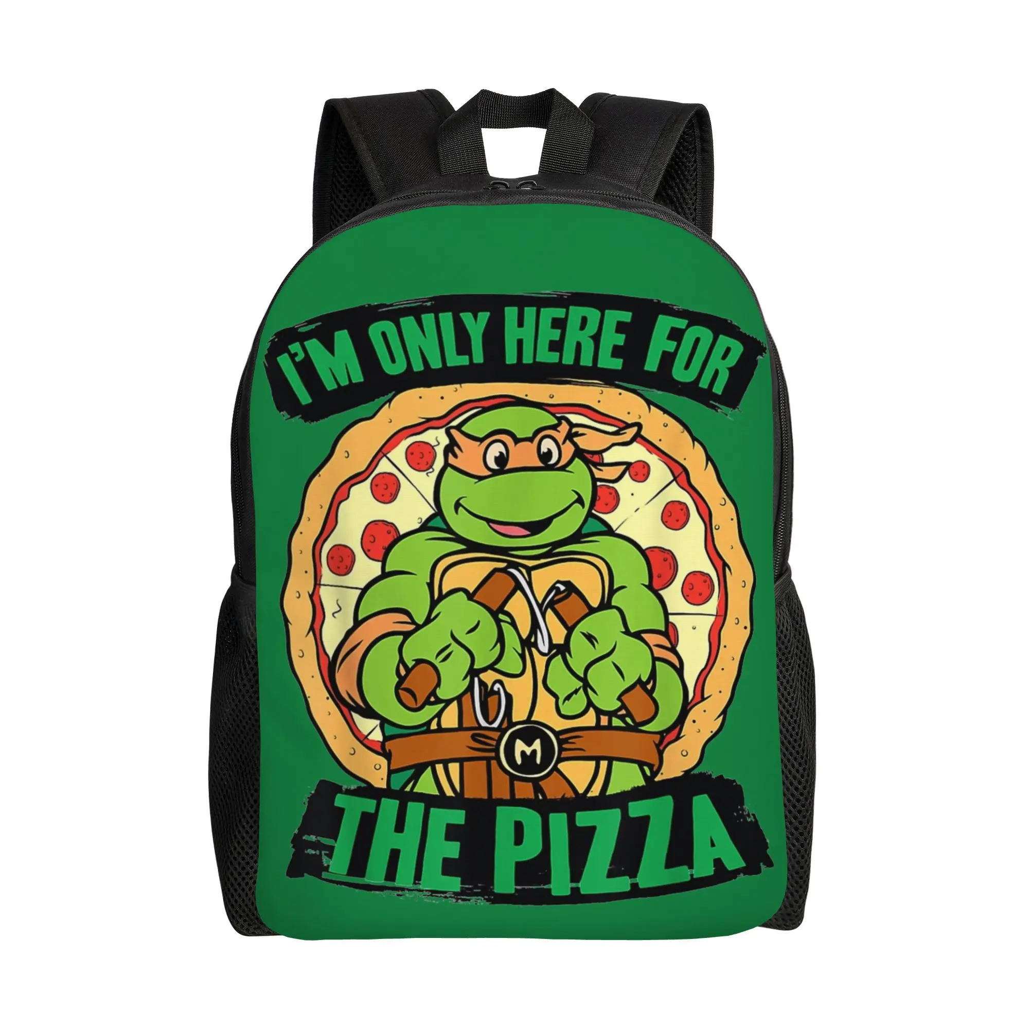 Забавный рюкзак TMNT Only Here For The Pizza, крутой спортивный студенческий деловой рюкзак для мужчин и женщин, сумка через плечо для ноутбука и компьютера
Забавный рюкзак TMNT Only Here For The Pizza, крутой спортивный студенческий деловой рюкзак для мужчин и женщин, сумка через плечо для ноутбука и компьютера