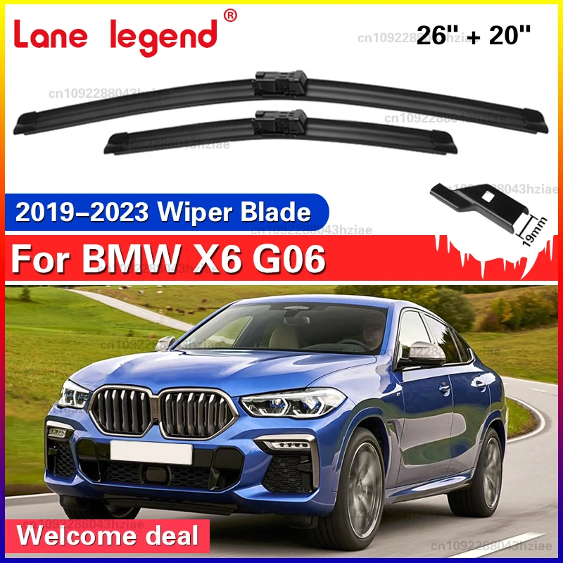 Щетки переднего стеклоочистителя для BMW X6 G06 X6M F96 2019 2020 2021 2022 2023, щетки для ветрового стекла, аксессуары M50i M60i
Щетки переднего стеклоочистителя для BMW X6 G06 X6M F96 2019 2020 2021 2022 2023, щетки для ветрового стекла, аксессуары M50i M60i