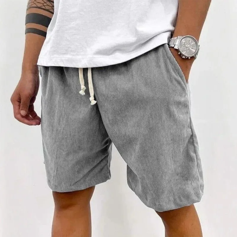 Men's Corduroy Drawstring Shorts Retro Solid Color Casual Loose Summer Half Pants
Men's Corduroy Drawstring Shorts Retro Solid Color Casual Loose Summer Half Pants
