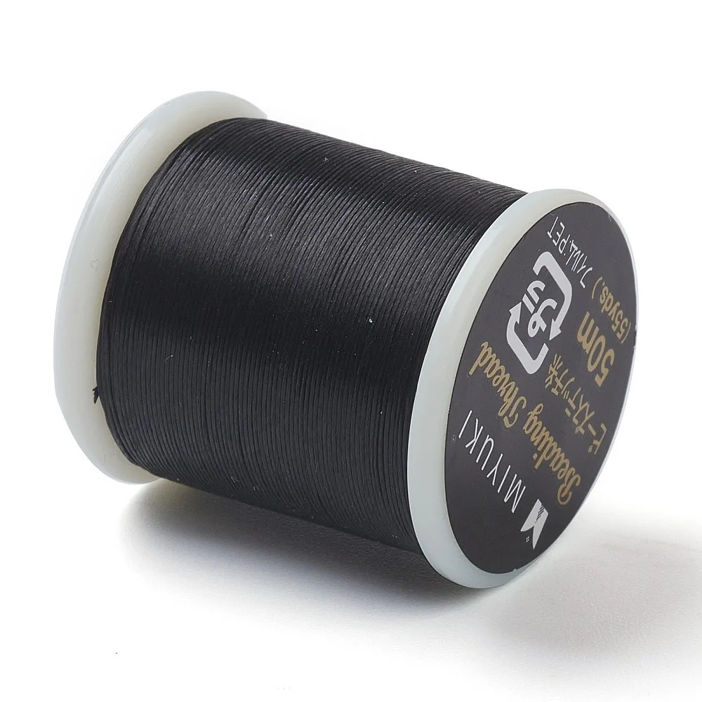 1roll MIYUKI Beading Nylon Thread B 330 DTEX/0.203mm/0.008" for Seed Beads #12 Black 0.16mm 55 yards(50 meters)/roll
1roll MIYUKI Beading Nylon Thread B 330 DTEX/0.203mm/0.008" for Seed Beads #12 Black 0.16mm 55 yards(50 meters)/roll