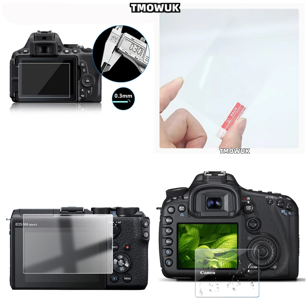 For Canon EOSRP M6II M6 M50 M100, 9H Tempered Glass Screen Protector, Anti-Scratch HD Clear Film.
For Canon EOSRP M6II M6 M50 M100, 9H Tempered Glass Screen Protector, Anti-Scratch HD Clear Film.