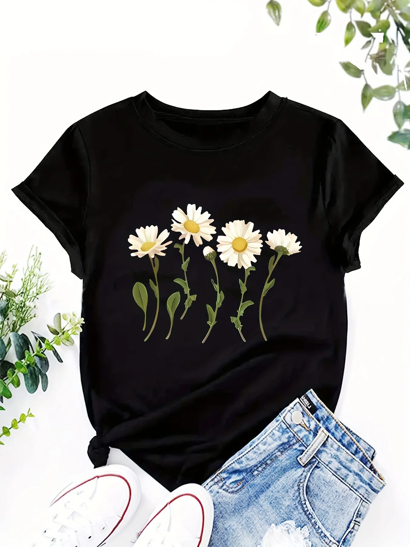 Fashionable and Minimalist-Plus Size Women's Florida Graphic Print T-Shirt - "Let's Go to Florida!!!" Tropical Palm Tree
Fashionable and Minimalist-Plus Size Women's Florida Graphic Print T-Shirt - "Let's Go to Florida!!!" Tropical Palm Tree