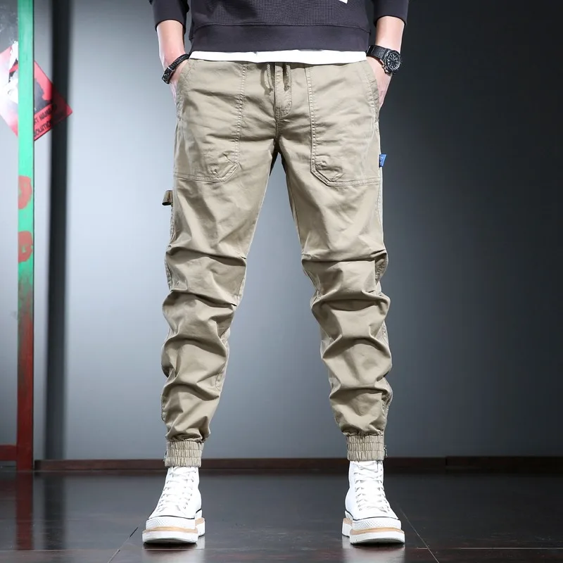 Fashion Cargo Pants Men Sport Joggers Pencil Pants Casual Streetwear Hip Hop Cotton Khaki Drawstring Trousers
Fashion Cargo Pants Men Sport Joggers Pencil Pants Casual Streetwear Hip Hop Cotton Khaki Drawstring Trousers