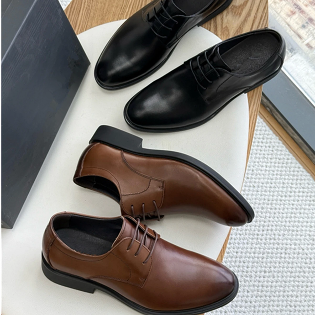 Maxdutti British Men's Genuine Leather Shoes Business Formal Shoes Men Fashion Comfortable And Breathable Shoes Man
Maxdutti British Men's Genuine Leather Shoes Business Formal Shoes Men Fashion Comfortable And Breathable Shoes Man