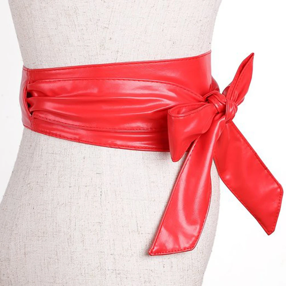 Women PU Belt Red Self Tie 22-30 Inches Adjustable Bowknot Sash Slimming Waistband For Dress Tunic Accessories
Women PU Belt Red Self Tie 22-30 Inches Adjustable Bowknot Sash Slimming Waistband For Dress Tunic Accessories