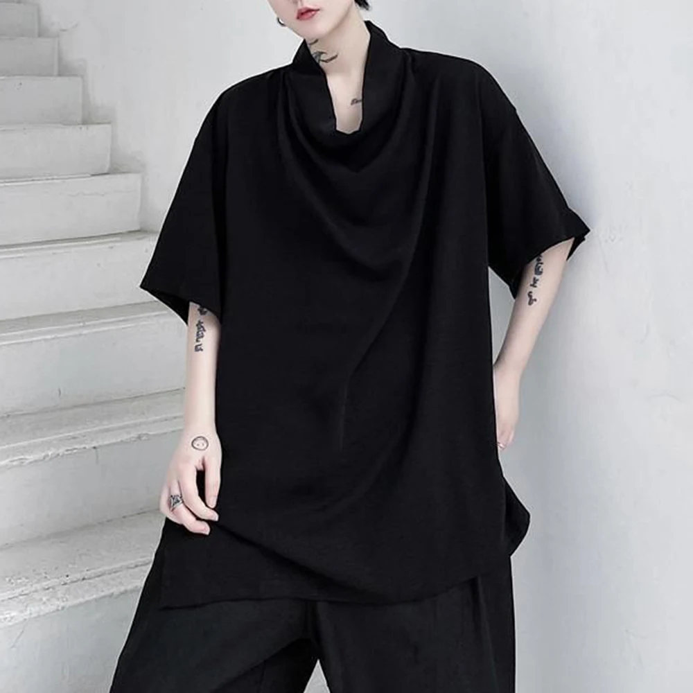 Mens T-Shirt Y2k Pile Collar Dark Ballroom T-Shirt Summer Streetwear Fashion Trend All-Match Outdoor Top Men'S Clothing 2025 New
Mens T-Shirt Y2k Pile Collar Dark Ballroom T-Shirt Summer Streetwear Fashion Trend All-Match Outdoor Top Men'S Clothing 2025 New