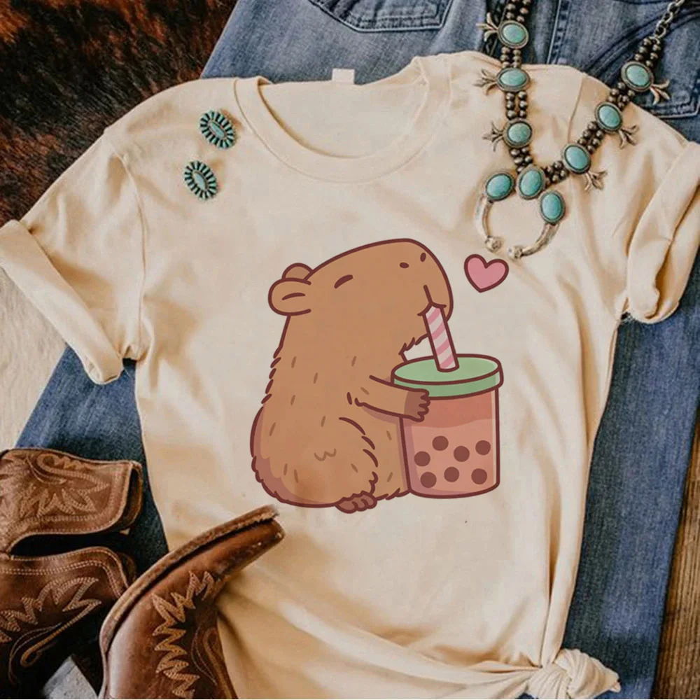 Capybara t-shirt women 80s streetwear Psychedelic anime aesthetic top tees 80s Punk Classic anime Psychedelic korean clothes
Capybara t-shirt women 80s streetwear Psychedelic anime aesthetic top tees 80s Punk Classic anime Psychedelic korean clothes