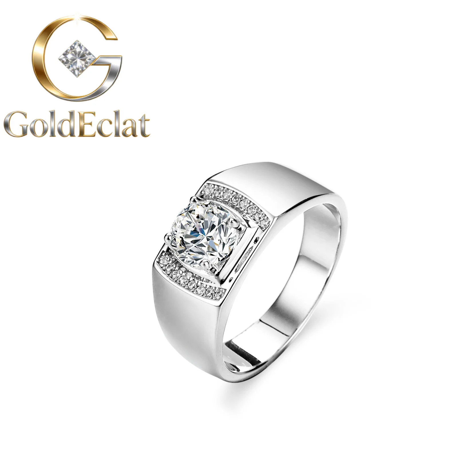 GoldEclat Luxury Solid Platinum PT950 Full Diamond Moissanite Ring Solid Atmosphere Boss Male Ring
GoldEclat Luxury Solid Platinum PT950 Full Diamond Moissanite Ring Solid Atmosphere Boss Male Ring