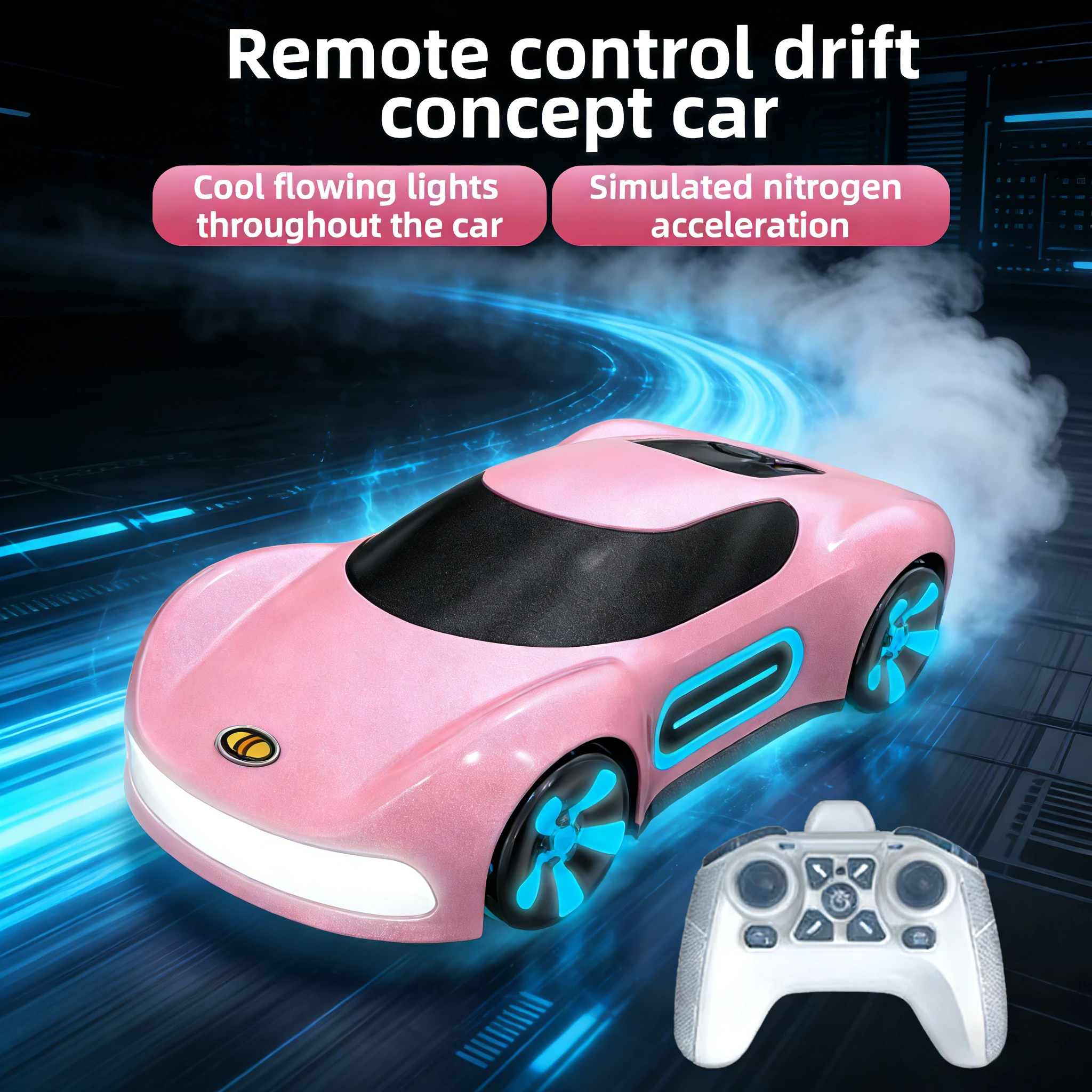 Новый радиоуправляемый спортивный автомобиль Future-Concept | Эффекты сияния и спрея + перезаряжаемые — верхняя игрушка для молодых гонщиков!
Новый радиоуправляемый спортивный автомобиль Future-Concept | Эффекты сияния и спрея + перезаряжаемые — верхняя игрушка для молодых гонщиков!