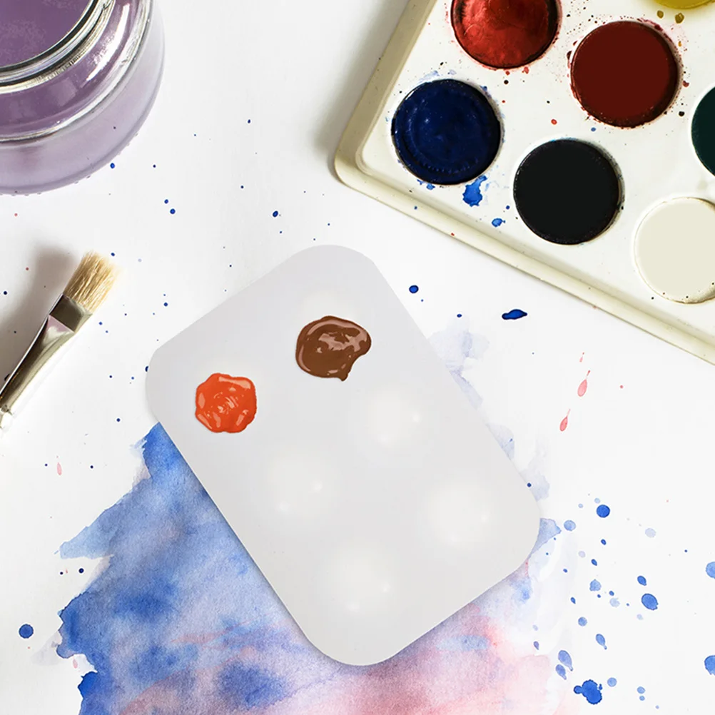 2pcs Silicone Pigment Oil Mixing Watercolor Tray Empty Reusable Durable Compact Lightweight Color Mixing Plate Artists
2pcs Silicone Pigment Oil Mixing Watercolor Tray Empty Reusable Durable Compact Lightweight Color Mixing Plate Artists