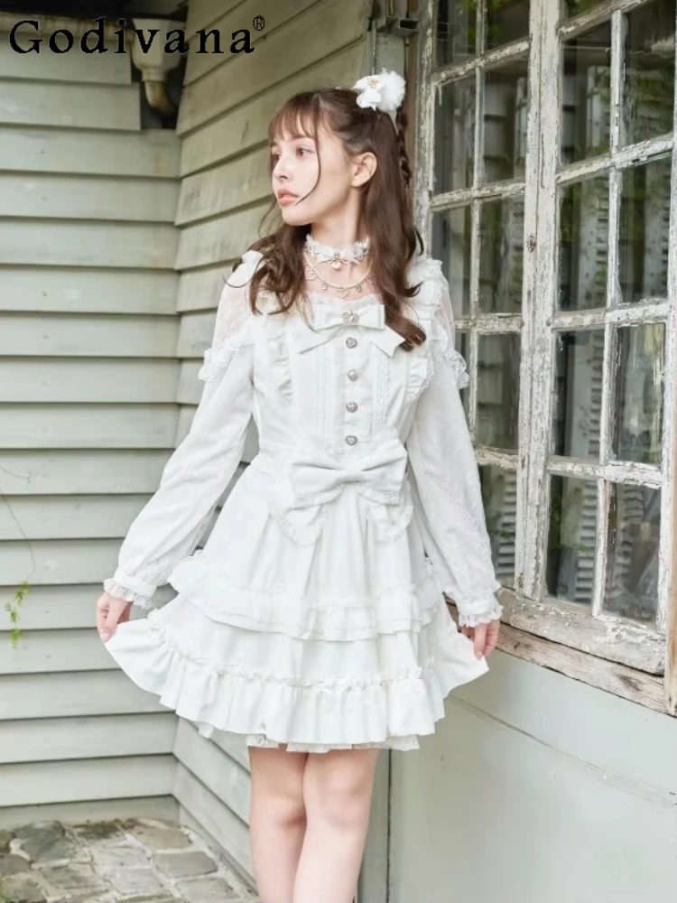 Large Size L-5XL New Fashion Mass Production Ribbon Cake Layer Lace Off-the-shoulder Bow Spring Summer Plus Size Short Dress
Large Size L-5XL New Fashion Mass Production Ribbon Cake Layer Lace Off-the-shoulder Bow Spring Summer Plus Size Short Dress