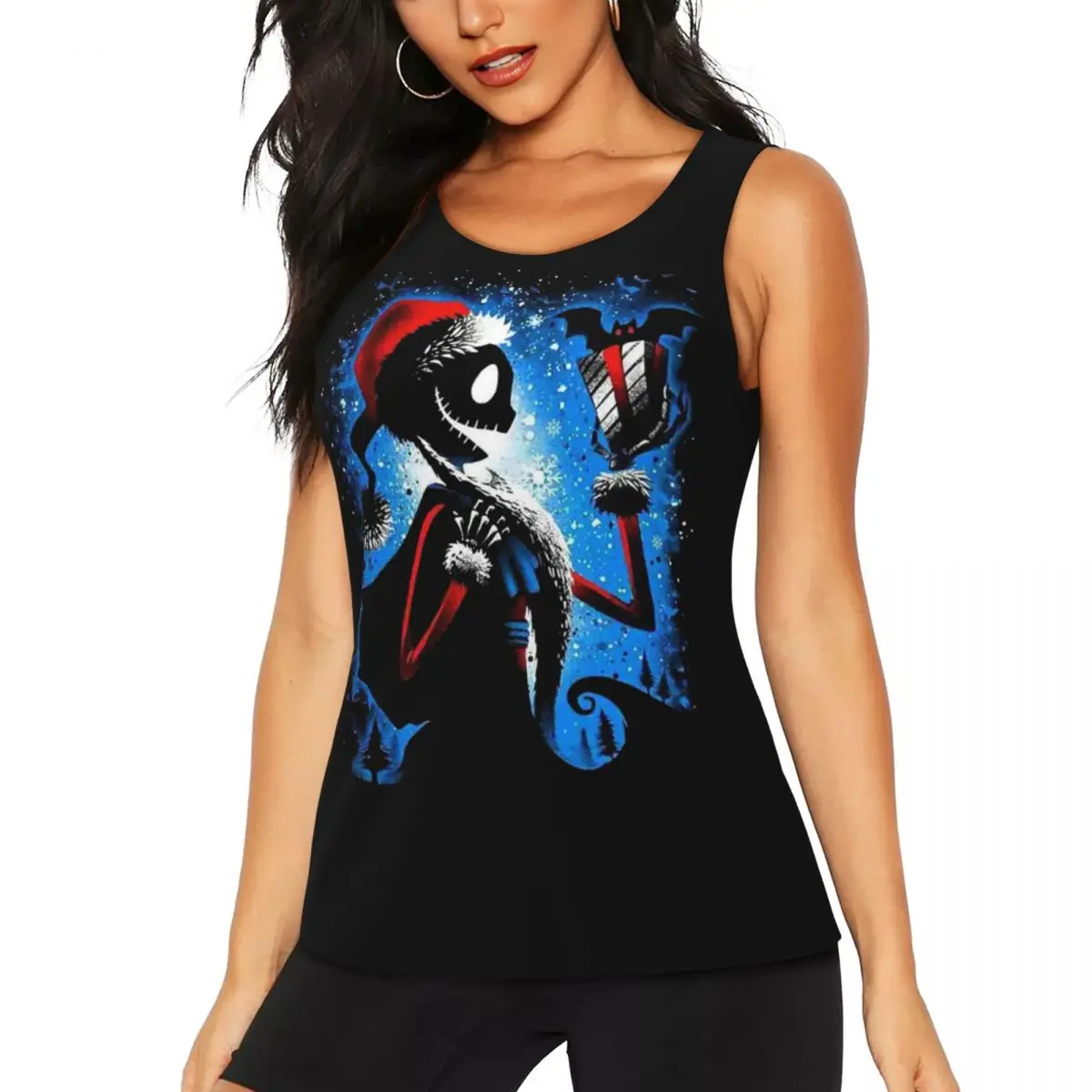Custom Nightmare Before Christmas Gift Workout Tank Tops Women's Quick Dry Sleeveless Yoga Shirts
Custom Nightmare Before Christmas Gift Workout Tank Tops Women's Quick Dry Sleeveless Yoga Shirts