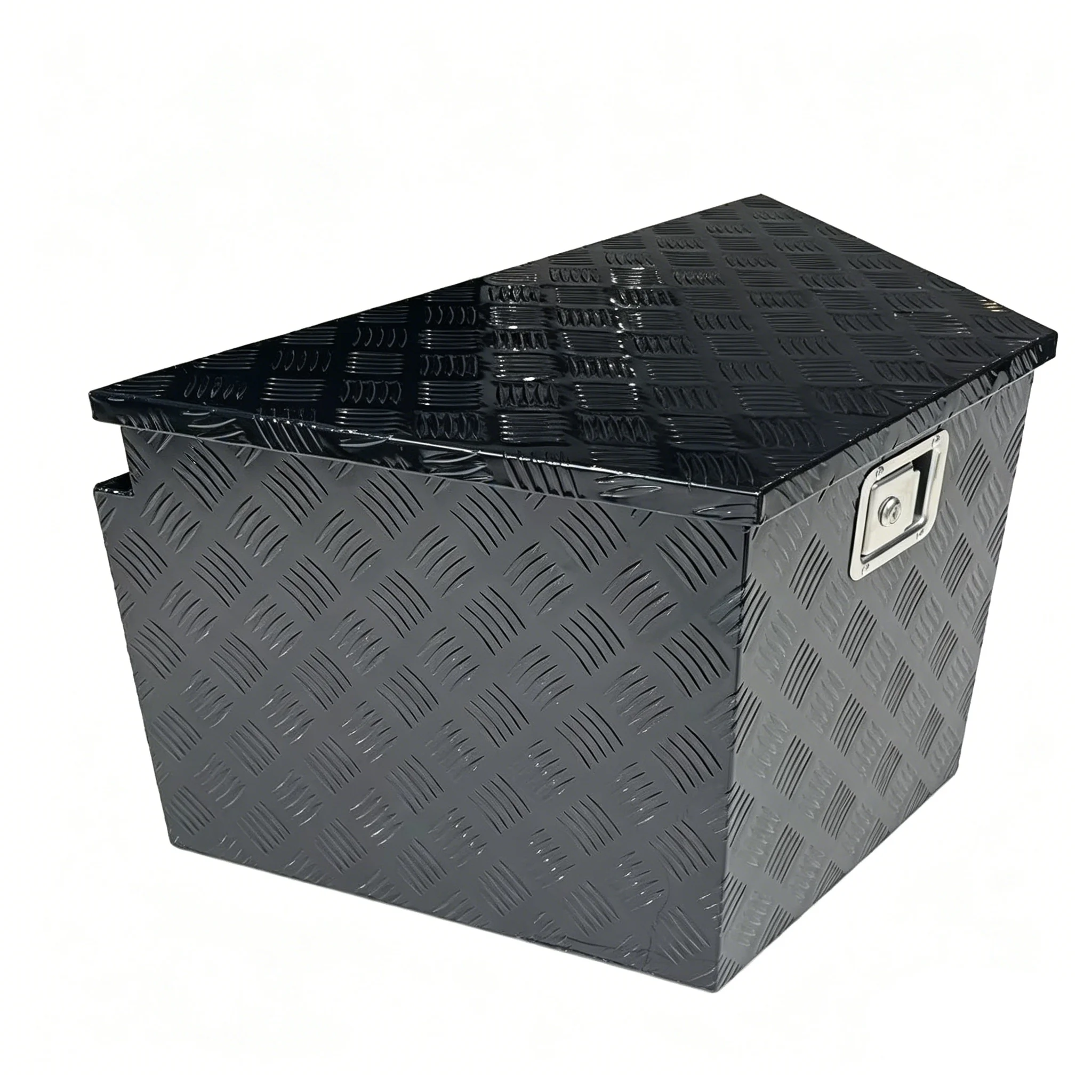Black Checker Plate Aluminum Ute Tool Box Heavy Duty Waterproof Lockable Truck Storage Box for Pickup & Trailer
Black Checker Plate Aluminum Ute Tool Box Heavy Duty Waterproof Lockable Truck Storage Box for Pickup & Trailer