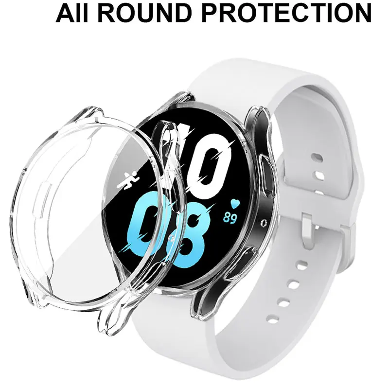 Protector Case For Samsung Galaxy Watch 4 5 40mm 44mm Cover Coverage Silicone TPU Bumper Screen Protection Full Accessories
Protector Case For Samsung Galaxy Watch 4 5 40mm 44mm Cover Coverage Silicone TPU Bumper Screen Protection Full Accessories