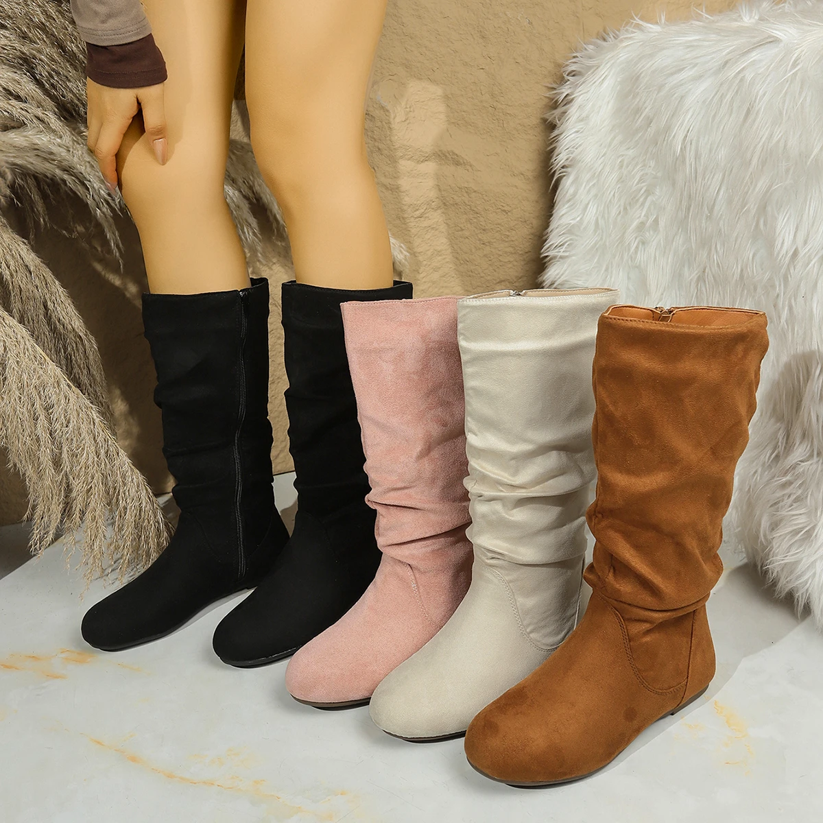 2025 Новые женские ботинки. Удобная обувь на плоской подошве. Весенние сапоги до колена. Женские плиссированные повседневные кожаные женские высокие сапоги на низком каблуке.
2025 Новые женские ботинки. Удобная обувь на плоской подошве. Весенние сапоги до колена. Женские плиссированные повседневные кожаные женские высокие сапоги на низком каблуке.