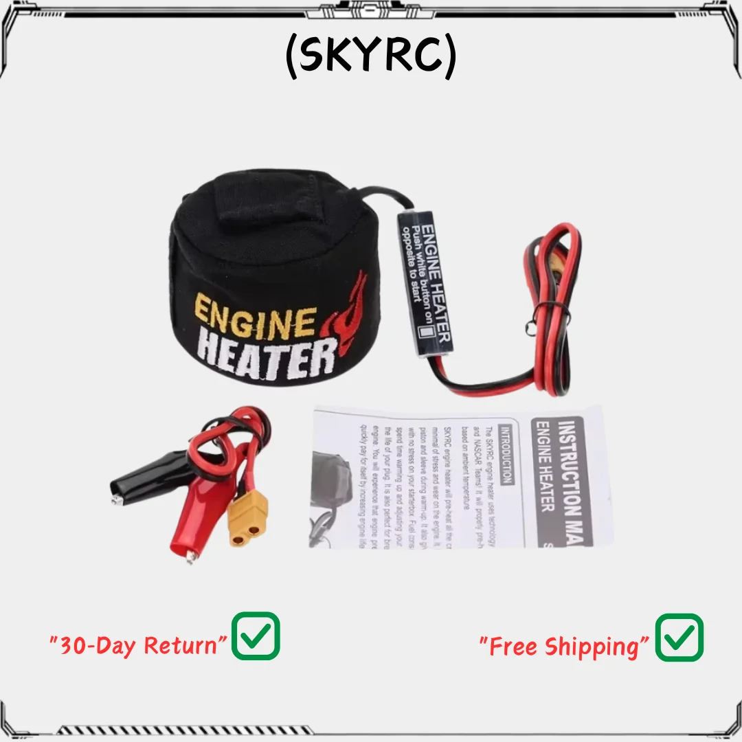 SKYRC New Engine Heater 19-26 RC Nitro Engines Preheater Motor Heater Monitor Temperatures for RC Car Airplane Helicopter
SKYRC New Engine Heater 19-26 RC Nitro Engines Preheater Motor Heater Monitor Temperatures for RC Car Airplane Helicopter