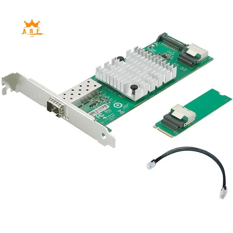 A08E-X520-DA1 M.2 10G SFP+ Оптоволоконная сетевая карта с одним портом JL82599EN M Key 10Gbe Ethernet-адаптер для сервера и рабочей станции
A08E-X520-DA1 M.2 10G SFP+ Оптоволоконная сетевая карта с одним портом JL82599EN M Key 10Gbe Ethernet-адаптер для сервера и рабочей станции