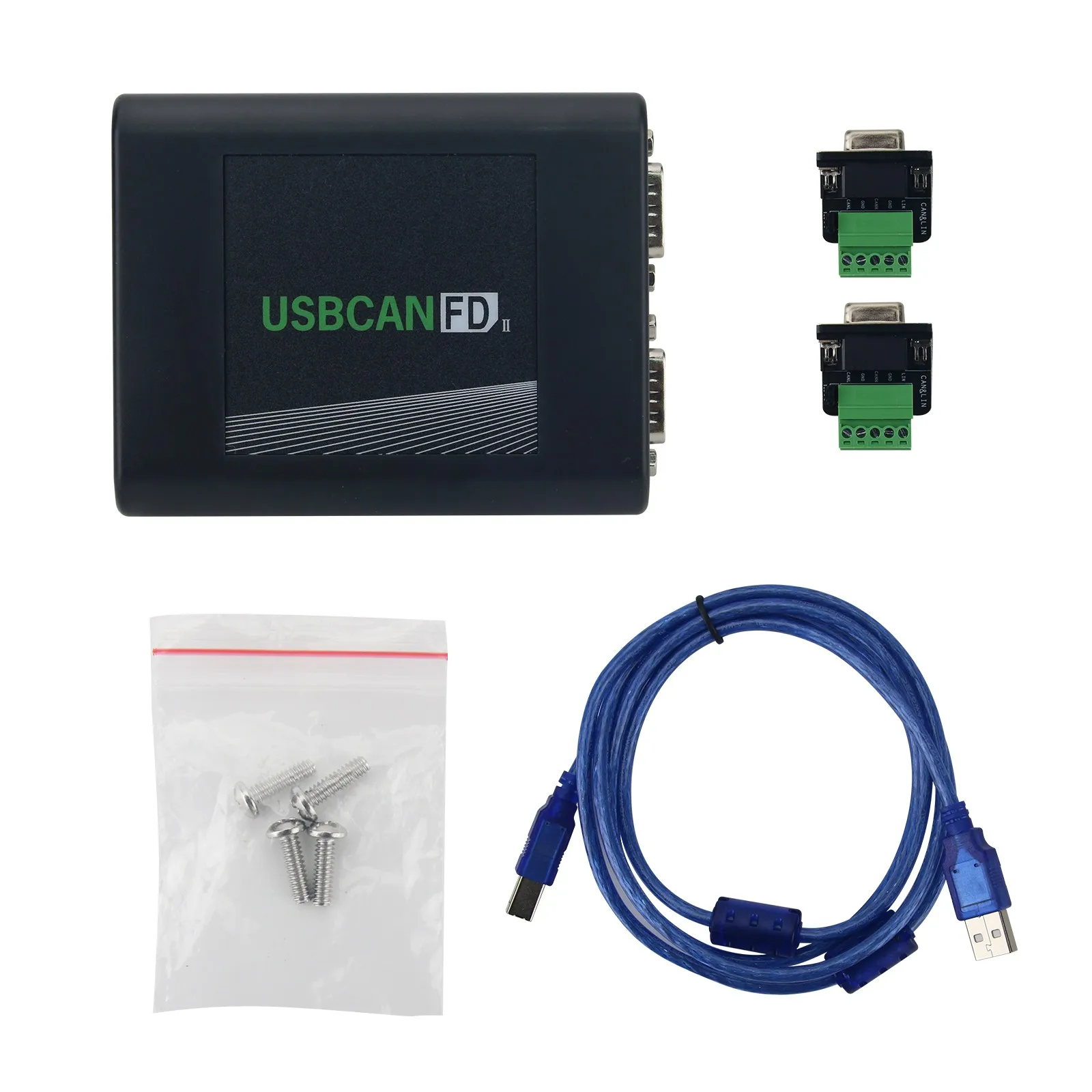 Dual Channel CANFD & Dual Channel LIN USB to CANFD CAN Debugger 25Kbps-5Mbps Compatible with ZLG I-PCAN FD
Dual Channel CANFD & Dual Channel LIN USB to CANFD CAN Debugger 25Kbps-5Mbps Compatible with ZLG I-PCAN FD