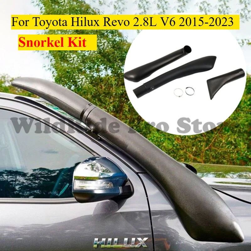 For Toyota Hilux Revo 2.8L V6 2015-2023 Snorkel Kit Waterproof Air Intake Off-Road 4x4 Wading
For Toyota Hilux Revo 2.8L V6 2015-2023 Snorkel Kit Waterproof Air Intake Off-Road 4x4 Wading