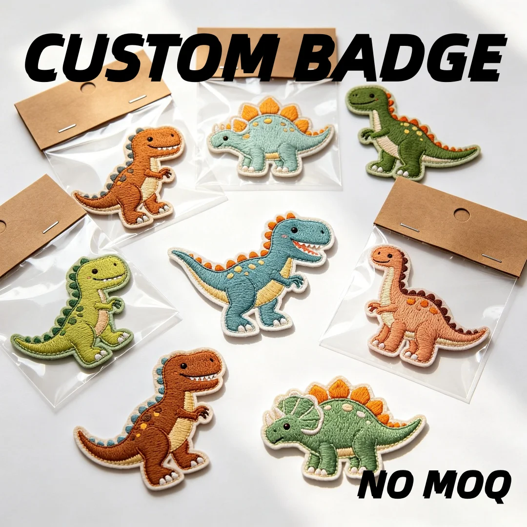 Custom Embroidery Patch Badge Cute Iron On Patches Cartoon Animal Sew On Applique For Clothes Backpack Decor No MOQ
Custom Embroidery Patch Badge Cute Iron On Patches Cartoon Animal Sew On Applique For Clothes Backpack Decor No MOQ