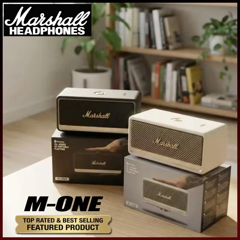 Беспроводная портативная Bluetooth-колонка Marshall M-ONE 2026 с сабвуфером, водонепроницаемая (IP67), с глубокими басами, для активного отдыха, походов, кемпинга и дома
Беспроводная портативная Bluetooth-колонка Marshall M-ONE 2026 с сабвуфером, водонепроницаемая (IP67), с глубокими басами, для активного отдыха, походов, кемпинга и дома