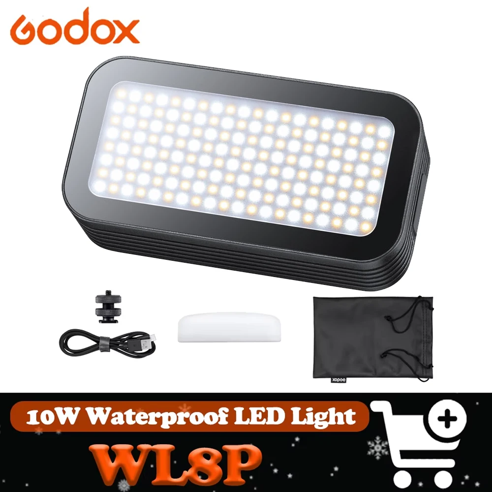 Godox WL8P Waterproof LED Light 2400-8500K Wireless Control 10W Bi-color IP68 Pocket Light Built-in 8 Special Lighting Effects
Godox WL8P Waterproof LED Light 2400-8500K Wireless Control 10W Bi-color IP68 Pocket Light Built-in 8 Special Lighting Effects