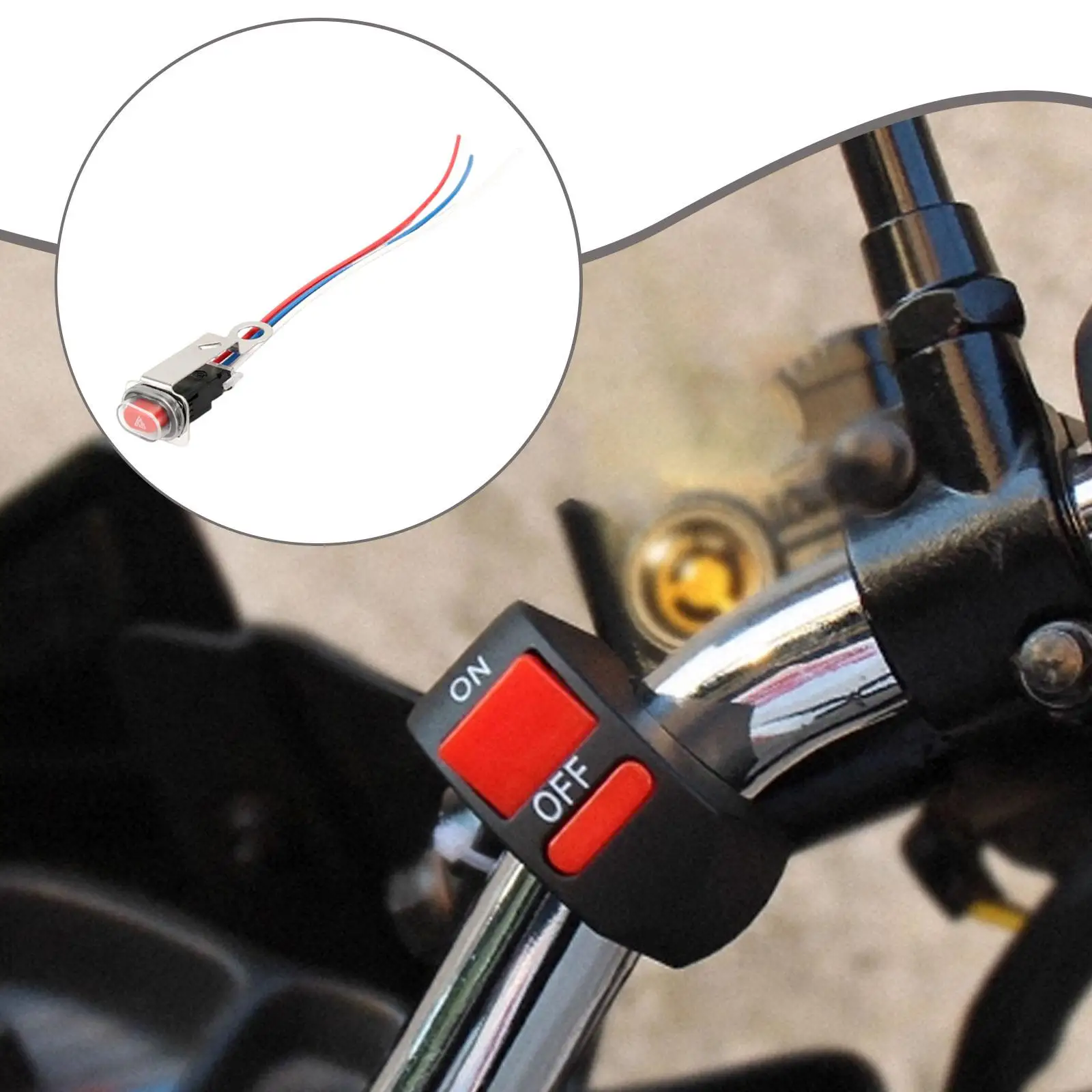 Double Flash Switch Button Warning Controller Compact ABS Emergency Flasher Output for Universal Motorcycle Handlebar
Double Flash Switch Button Warning Controller Compact ABS Emergency Flasher Output for Universal Motorcycle Handlebar