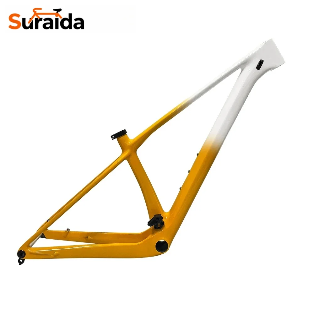 Suraida 29er Hardtail MTB Frame T1000 Carbon Full Internal Routing Boost 148*12mm BB92 UDH Hanger Disc Brake Bike Frame
Suraida 29er Hardtail MTB Frame T1000 Carbon Full Internal Routing Boost 148*12mm BB92 UDH Hanger Disc Brake Bike Frame