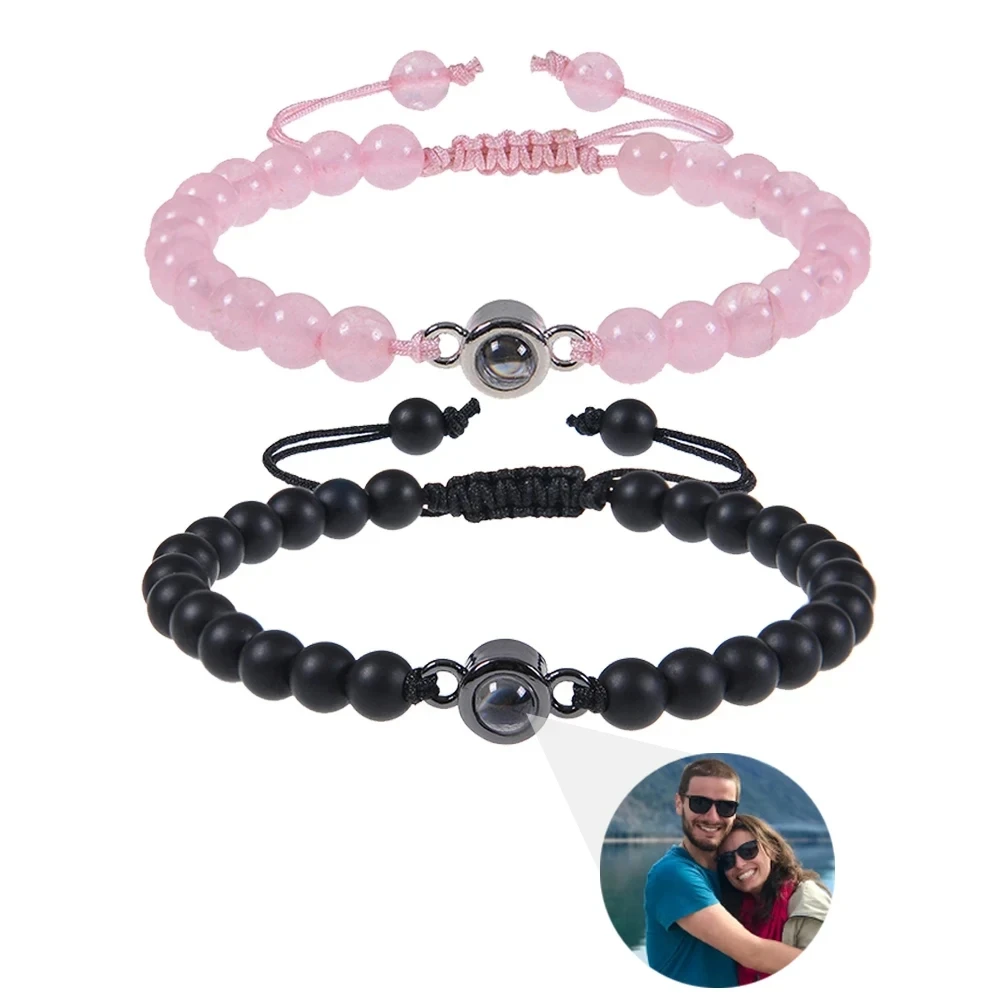 Custom Photo Projection Bracelet For Women Projection Bracelet Beaded Bracelets With Picture Personalized Valentine's Day Gift
Custom Photo Projection Bracelet For Women Projection Bracelet Beaded Bracelets With Picture Personalized Valentine's Day Gift